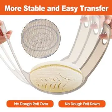 Silicone Bread Sling Oval- Non-Stick & Easy Clean Reusable Oval Silicone Baking Mat for dutch oven. ...