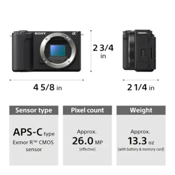Sony Alpha ZV-E10 II Mirrorless Camera for Creators