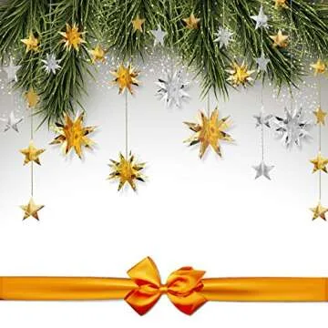 Pinkblume Gold Star Garlands for All Celebrations