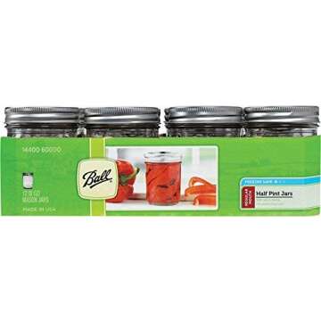 Ball Regular Mouth Canning Jar 8 oz. 12 pack for all uses