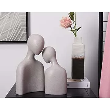 Quoowiit Couple Sculptures for Home Decor