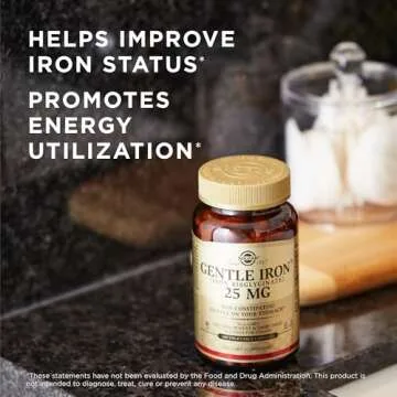 Solgar Gentle Iron 25 mg - Non-Constipating & Gentle