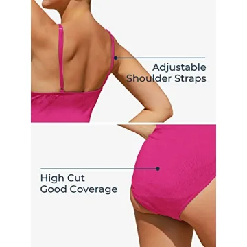 Stylish Summer Mae Maternity Swimsuit in Bright Pink