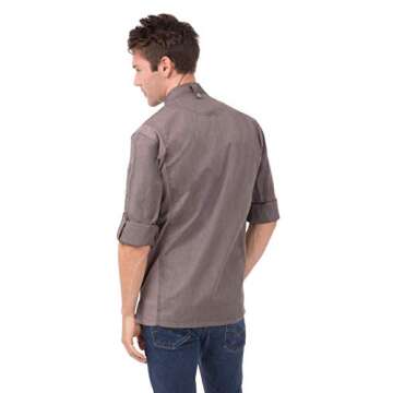 Chef Works Men's Hartford Chef Coat - Stylish Comfort for Chefs