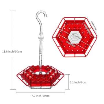 Sherem Hummingbird Feeder - Ant and Bee Proof Design
