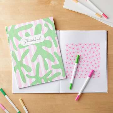 6 Pack of Blank Hardcover Story Journals for Kids