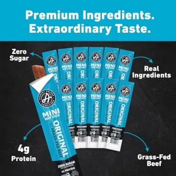 Country Archer Mini Beef Jerky Sticks - Grass Fed, Gluten Free