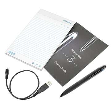 Livescribe 3 Smartpen Black Edition - Sync Notes & Record Audio