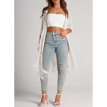 Stylish Summer Knit Sheer Cardigan for Women