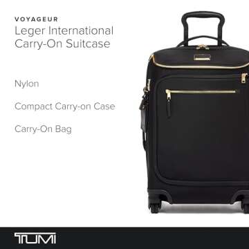 TUMI Voyageur Leger International Carry-On with USB-C Port