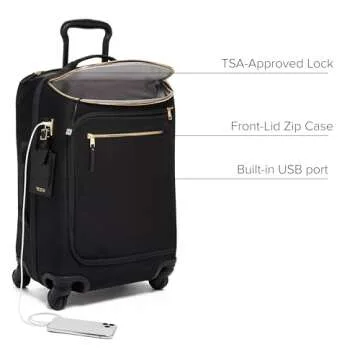TUMI Voyageur Leger International Carry-On with USB-C Port