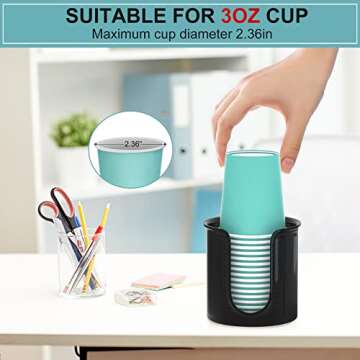 Bathroom Cup Holder Clear