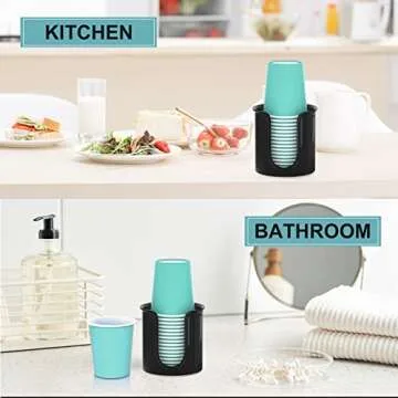 Bathroom Cup Holder Clear