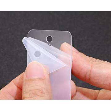 Clear Acrylic Bookmarks Penta Angel 15Pcs Rectangle Plastic Craft Transparent Blank Acrylic Book Markers with 15Pcs Small Bookmark Tassels for DIY Projects and Graduation Gift Tag (15)