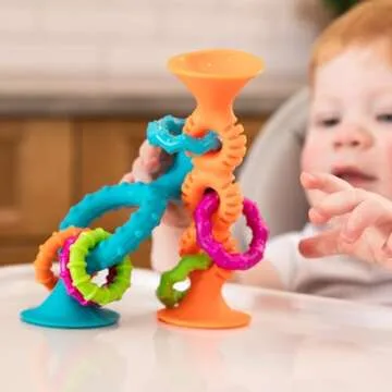 Fat Brain Toys pipSquigz Loops Sensory Toy for Babies