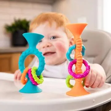 Fat Brain Toys pipSquigz Loops Sensory Toy for Babies