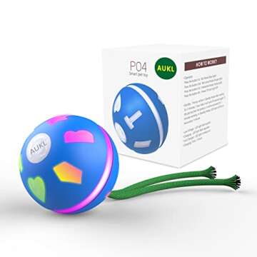 AUKL Interactive Dog Toys Wicked Ball Self Moving Motion Activated Ball