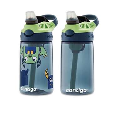 Contigo Aubrey Kids Water Bottle - Spill-Proof & Easy-Clean 14oz