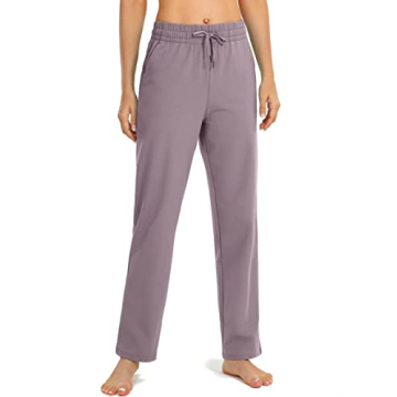 SANTINY Women's Cotton Sweatpants for Yoga and Lounge