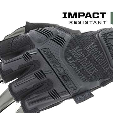 Mechanix Wear M-Pact Fingerless Tactical Gloves For Men
