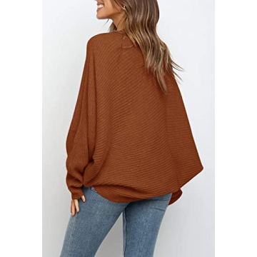 Mafulus Women Oversized Crewneck Sweater for Elegance