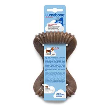 Lumabone Real Bacon Flavored Small Dental Dog Chew Toy