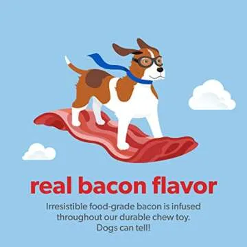 Lumabone Bacon Flavored Dental Chew Toy for Dogs