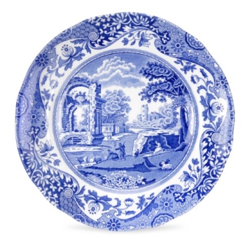 Spode Blue Italian Bread and Butter Plates Set of 4 in England