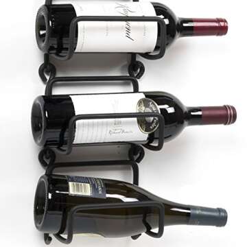 Wallniture Wrought Iron Towel Rack Holder for Organization