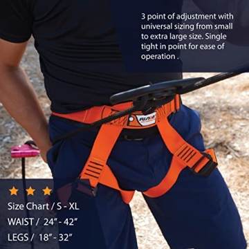 Rock Climbing Harness - Fusion Climb® 5000 LBS Rated