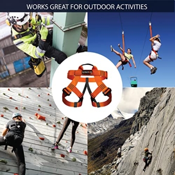 Rock Climbing Harness - Fusion Climb® 5000 LBS Rated