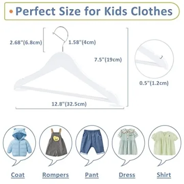 FairyHaus Kids Hangers for Stylish Closet Organization