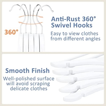 FairyHaus Kids Hangers for Stylish Closet Organization