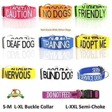 NERVOUS Yellow Color Coded 2 4 6 Foot Padded Dog Leash (Give Me Space) PREVENTS Accidents By Warning Others of Your Dog in Advance (Standard Leash)