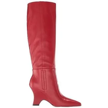 Sam Edelman Vance Knee High Boot in Begonia Red