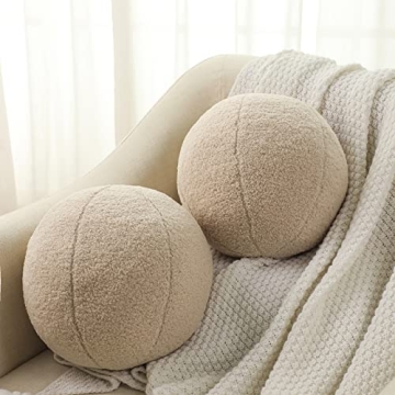 Wesiti Nordic Round Throw Pillows - Soft Cushions for Home Decor