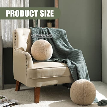 Wesiti Nordic Round Throw Pillows - Soft Cushions for Home Decor