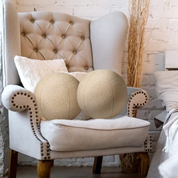 Wesiti Nordic Round Throw Pillows - Soft Cushions for Home Decor