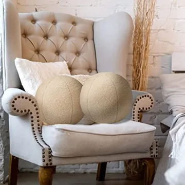 Wesiti Nordic Round Throw Pillows - Soft Cushions for Home Decor