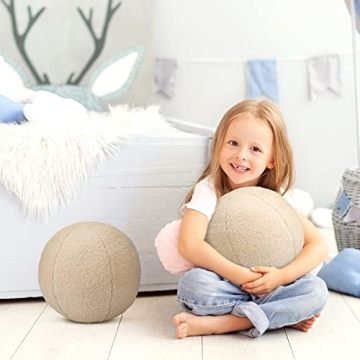 Wesiti Nordic Round Throw Pillows - Soft Cushions for Home Decor