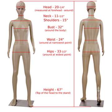 Versatile Realistic Teen Girl Mannequin for Stylish Showcases
