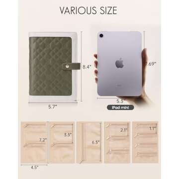 Vlando Travel Jewelry Organizer for Stylish Traveling Women