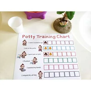 Engaging Potty Training Chart for Toddler Rewards