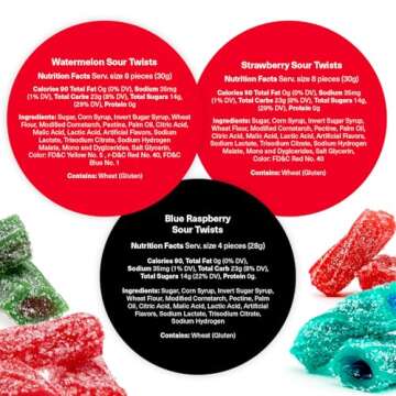 Licorice.com Sour Assorted Licorice Gift Set - 3 Flavors