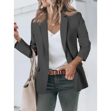 Cicy Bell Women's Elegant Casual Blazer for Office & Outings