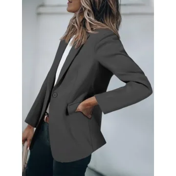 Cicy Bell Women's Elegant Casual Blazer for Office & Outings
