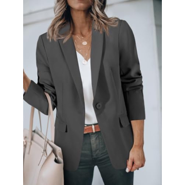 Cicy Bell Women's Elegant Casual Blazer for Office & Outings