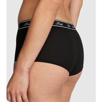 Victoria's Secret PINK Cotton Boyshort Panty Pack for Comfort