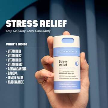 Health by Habit Stress Relief Supplement for Daily Calm