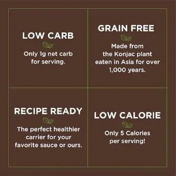 Miracle Noodle Zero Carb, Gluten Free Shirataki Pasta, Angel Hair (Packaging May Vary), 7-Ounce, (Pack of 6)